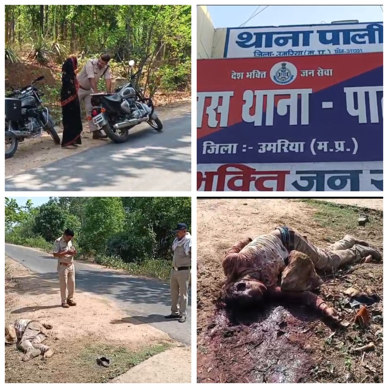 umaria, murdered by crushing ,stone