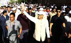 नारी शक्ति की ओर बढ़ाइये एक कदम, वॉकथॉन में शामिल हुए मुख्यमंत्री