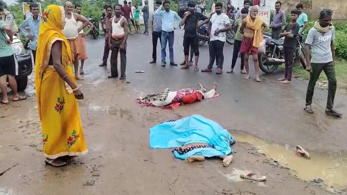 sehdol, Tractor crushed, bike rider 