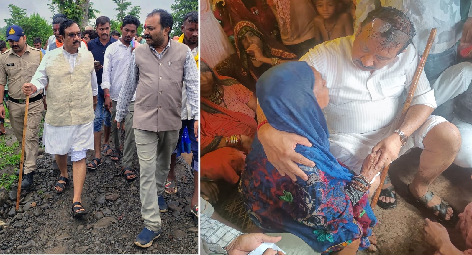 bhopal,Minister Shah, meet tribal families  