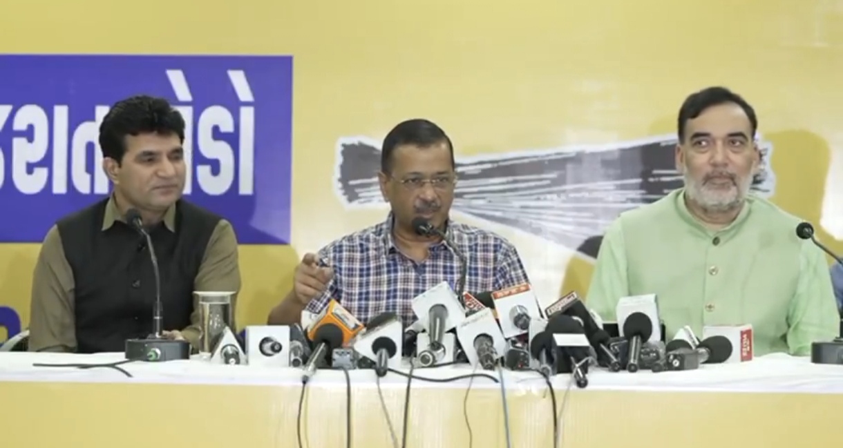 gandhinagar,Aam Aadmi Party,Arvind Kejriwal