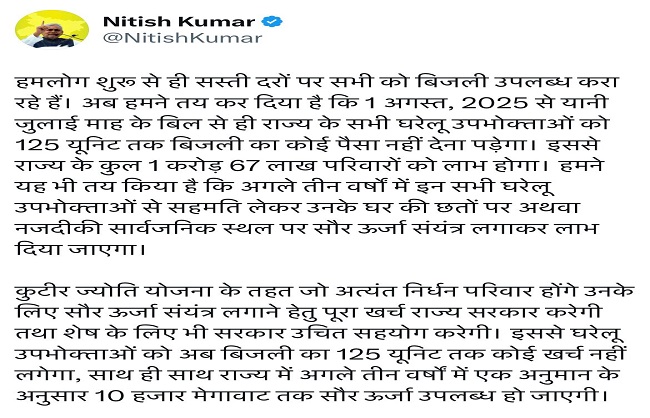 patna, Nitish government