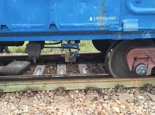 nagour, Goods train ,derailed  