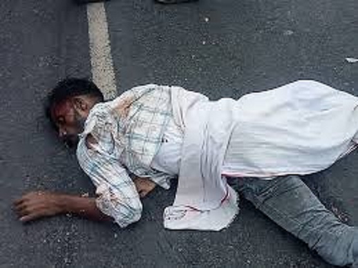 sagar, Two bike riders died , National Highway 44