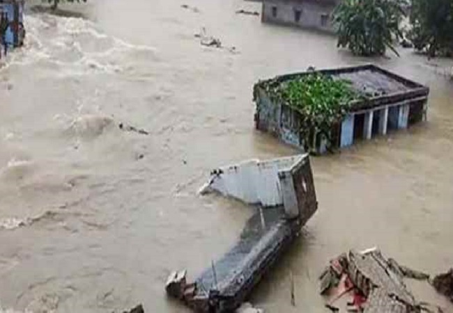 patna, Terrible flood situation, Bihar, rivers are in spate