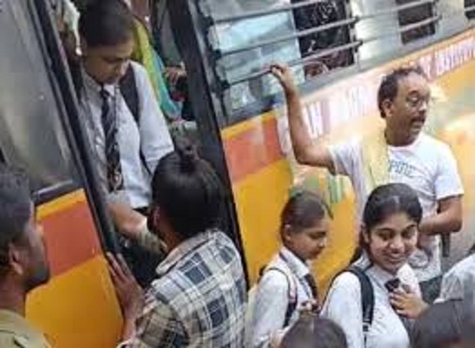 sagar, After the brakes failed, college bus 