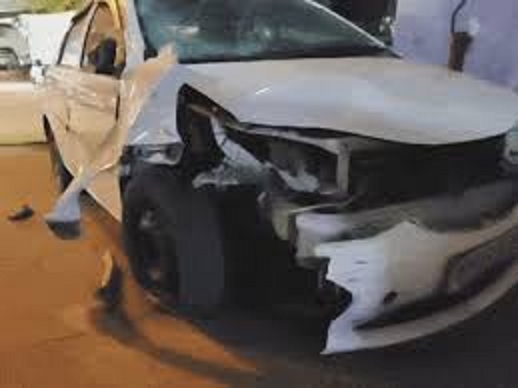 bhopal,   high speed car ,hit the Activa  