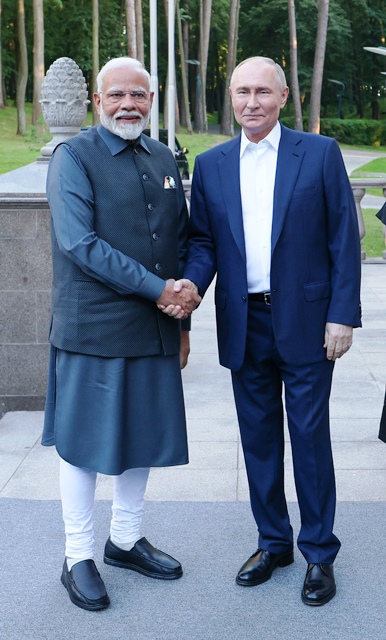 new delhi, Prime Minister Modi , Russian President Putin 