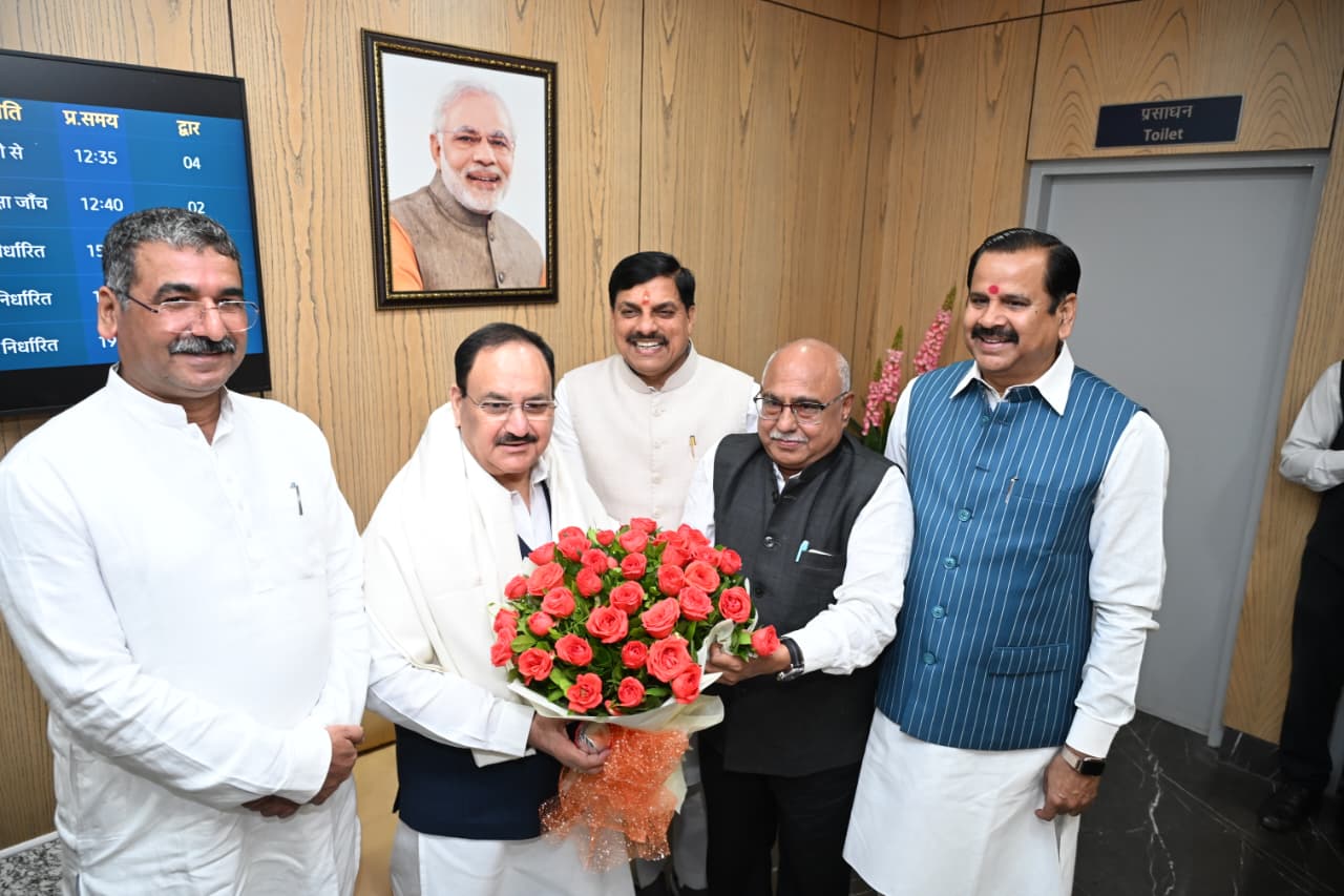 jabalpur, Union Minister Nadda, reached Jabalpur