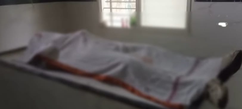 rajgarh,   body of a youth , railway track