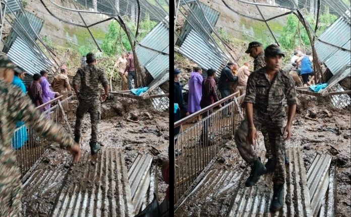 katra, 32 people died , landslide 