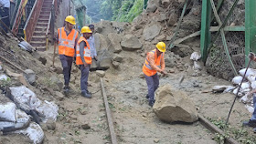 haridwar, Haridwar-Dehradun ,railway route blocked  