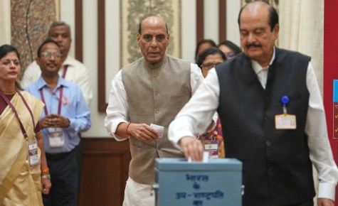 new delhi, Voting continues, Vice Presidential election 