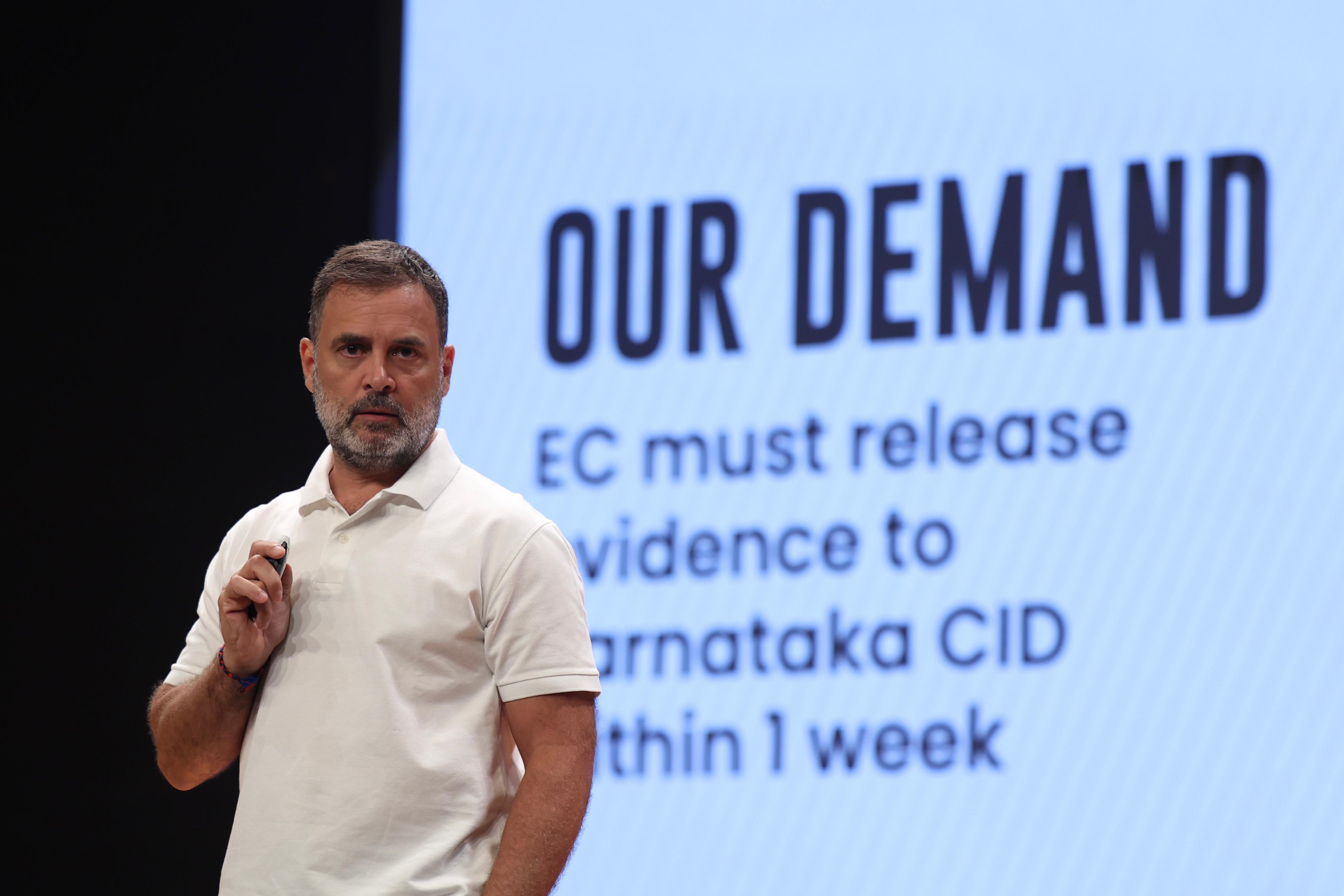 new delhi, Vote theft,Rahul Gandhi