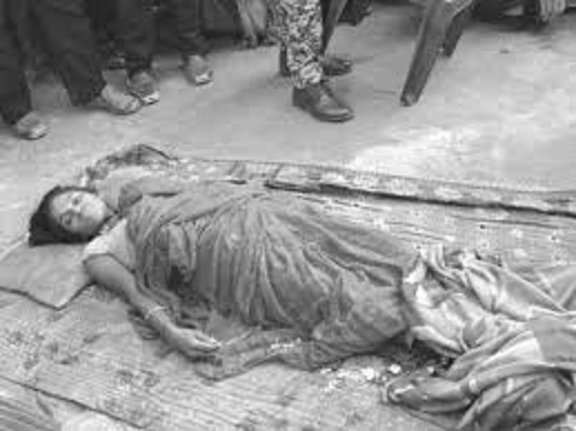 singroli, Pregnant wife, beaten to death