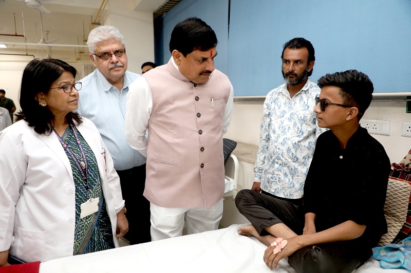 bhopal, Treatment of children ,Chief Minister Dr. Yadav