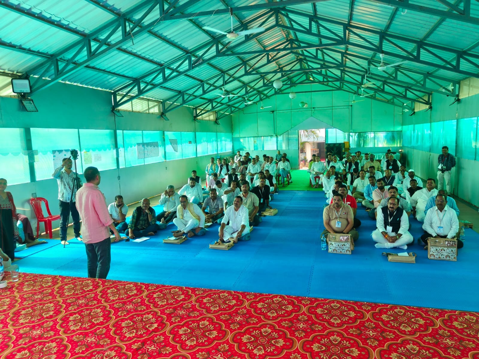 bhopal, Sixth day , Congress training camp
