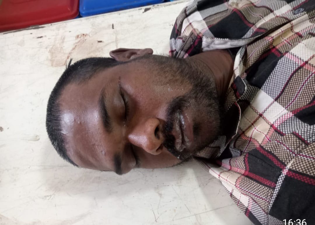 rajgarh,  young man, found unconscious  