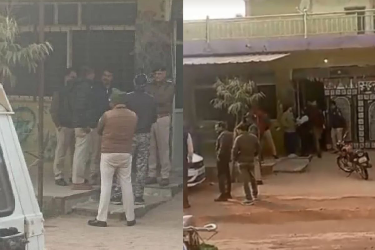 Sidhi , EOW,  raids , 3 locations , government teacher ,  MP