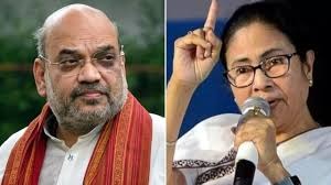 Mamata Banerjee , retaliates against ED raid, Amit Shah