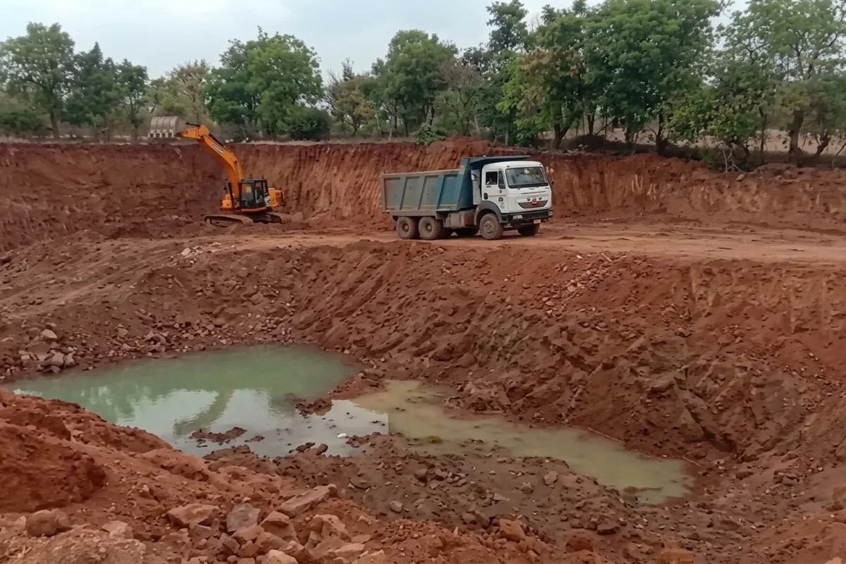 Illegal excavation, development, administration ineffective ,  soil mafia