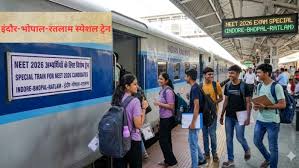  Railways , special preparations, NEET re-exam; special trains, students.