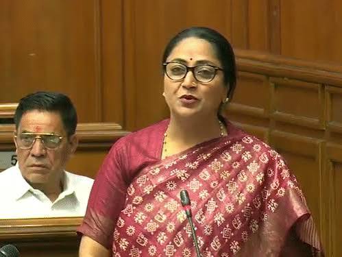CM Rekha Gupta ,targets AAP