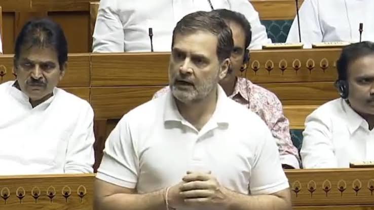  Parliament, NEET,  Rahul Gandhi, microphone ,switched off.
