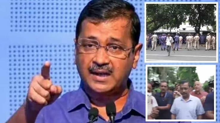 Kejriwal marches , PM