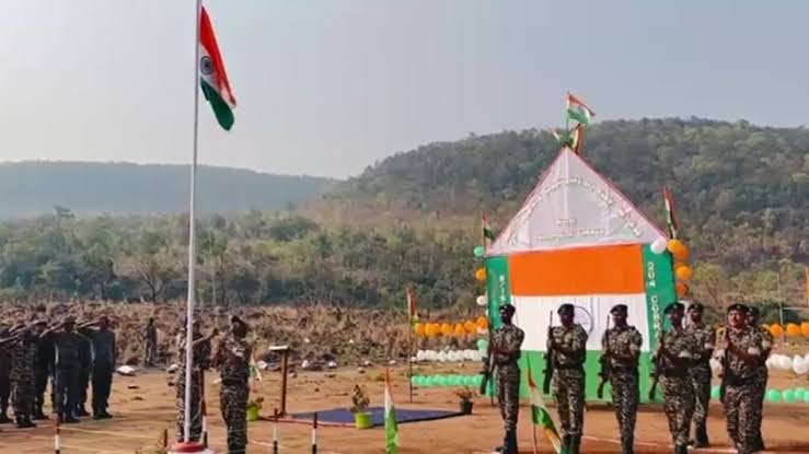 Tiranga , first time, Chhattisgarh
