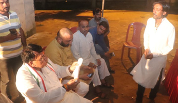 मंत्री श्री पी.सी  का दौरा