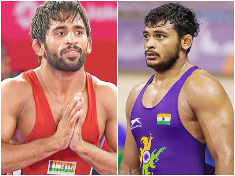 बजरंग व रवि सेमीफाइनल में