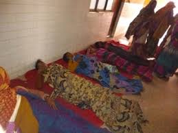 shivpuri, Health services , women are lying, ground after sterilization
