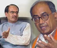 शिवराज  पहले, दिग्विजय दूसरे सर्वाधिक लोकप्रिय  मुख्यमंत्री