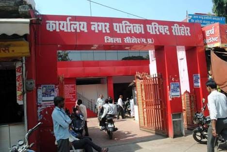 sehore,  civic elections, one municipality and 6 municipal councils