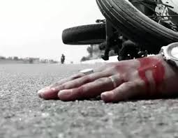 annppur, Driver collided, high speed bike divider