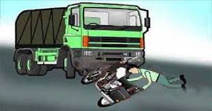 ujjain, Uncontrolled truck ,engulfs Baik, killing two people