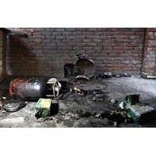 indore, walls of three houses, were broken,accident , Gauri Nagar