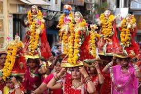 khargon, Preparations ,Ganagaur festival , Nimar region 