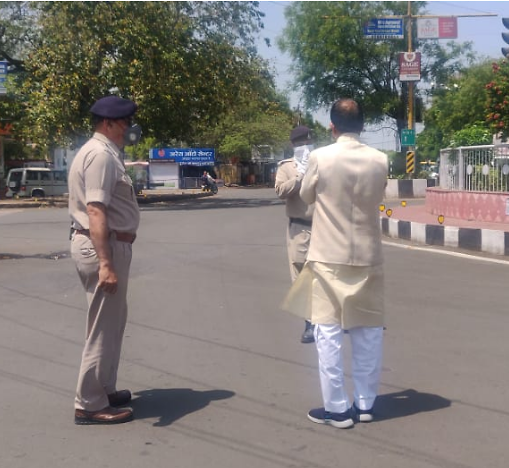 bhopal, CM Shivraj, thanked police and corporators 