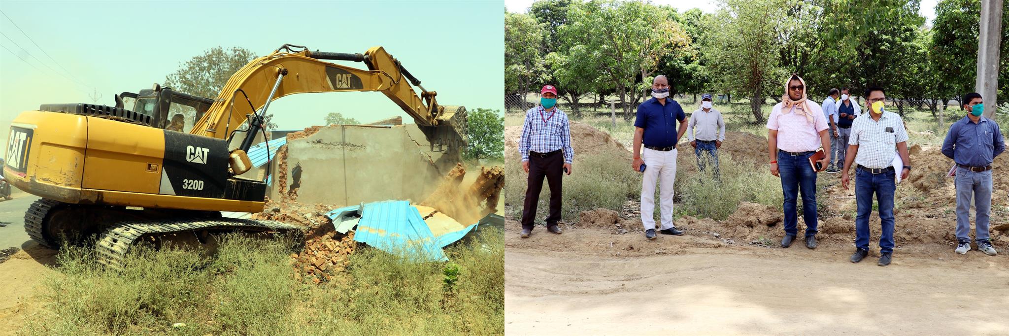 Shahdol ,collector removed ,encroachment , bypass road