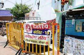 bhopal, Total lockdown, half-market,curfew period ,also increased
