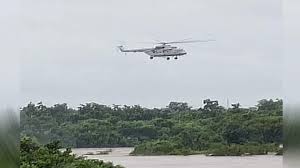 Chhindwara, Helicopter evacuates ,young man, stranded in river