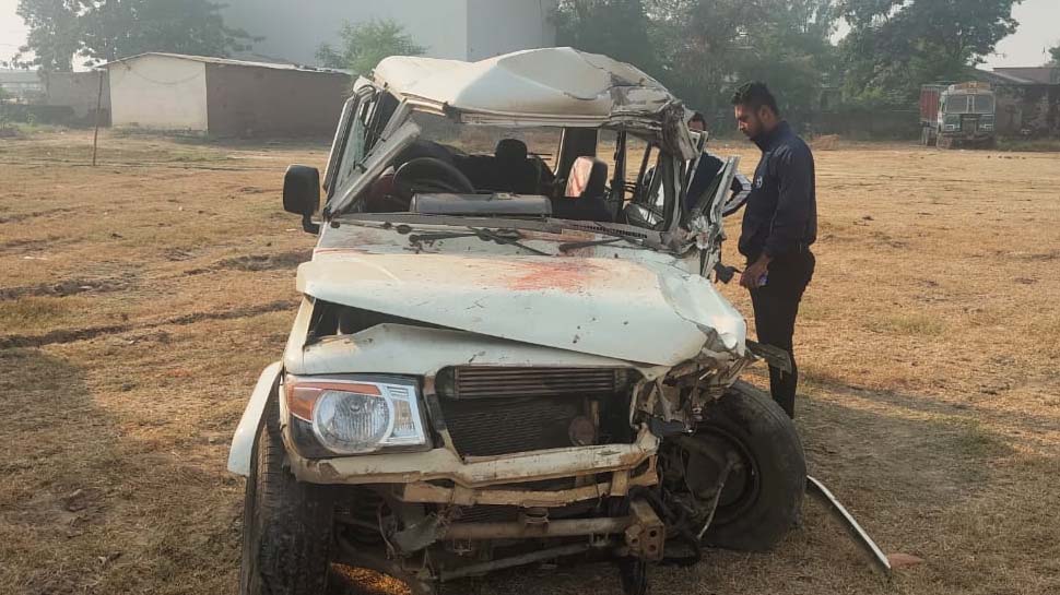satna, Seven people killed, fierce road accident, collision between, Dumper and Bolero 