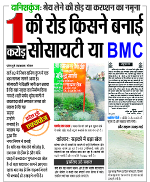 दानिशकुंज की सड़क