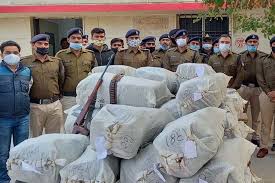 morena, Police caught, about twenty five million ,hemp, eight smugglers arrested