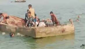 singroli, Rescue operation continues , two children, drowned as boat ,capsizes in Son river
