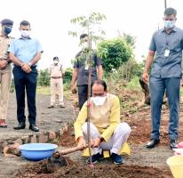 bhopal, Planting saplings , watching them grow , joyous moments,Shivraj