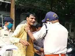 indore,Young man, tried to set himself , fire in DIG office