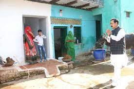 datia, Home Minister, Dr. Mishra , door-to-door contact